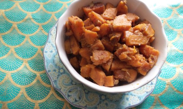 East Meets West Sweet Potatoes