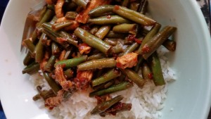 String Beans and Chicken