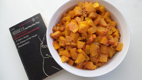 Halloween Dishes starting with Roasted Pumpkin